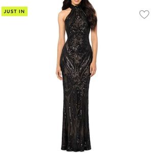 Sexy black formal dress